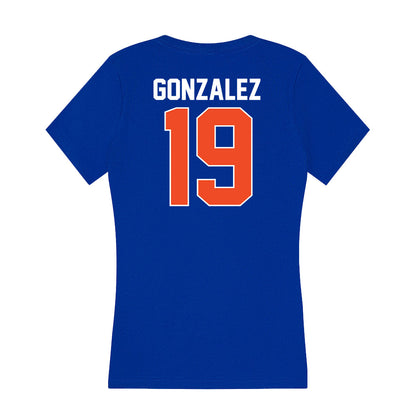 Florida - NCAA Football : Alex Gonzalez - Women's V-Neck T-Shirt-1