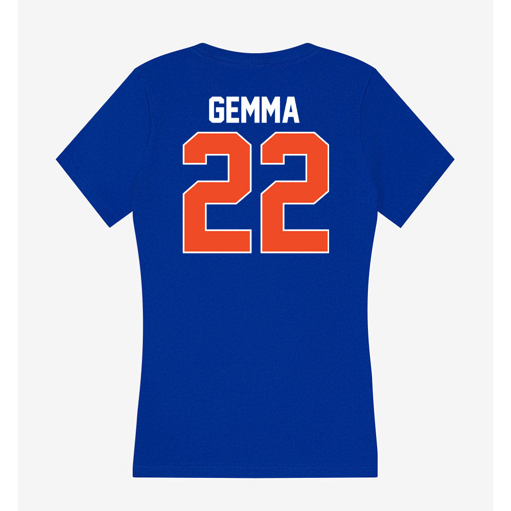 Florida - NCAA Women's Soccer : Abigail Gemma - Women's V-Neck T-Shirt-1
