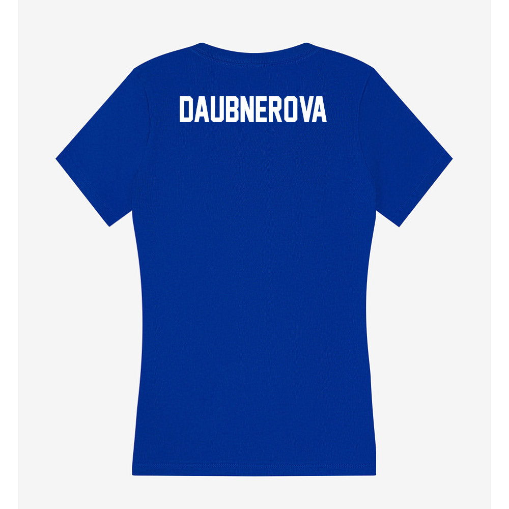 Florida - NCAA Women's Tennis : Nikola Daubnerova - Women's V-Neck T-Shirt-1