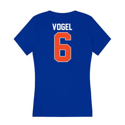 Florida - NCAA Women's Volleyball : Ella Vogel - Women's V-Neck T-Shirt-1