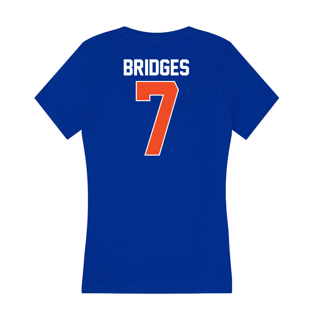 Florida - NCAA Football : Trikweze Bridges - Women's V-Neck T-Shirt-1