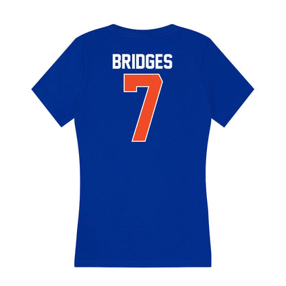 Florida - NCAA Football : Trikweze Bridges - Women's V-Neck T-Shirt-1