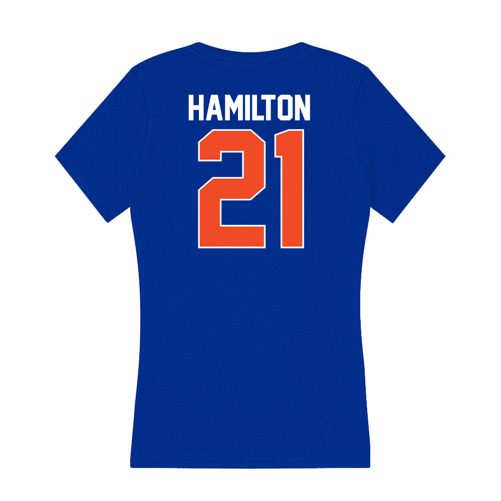 Florida - NCAA Women's Lacrosse : Clark Hamilton - Women's V-Neck T-Shirt-1