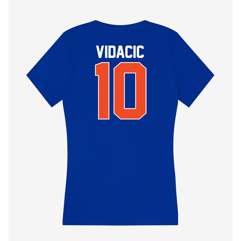 Florida - NCAA Women's Volleyball : Milica Vidacic - Women's V-Neck T-Shirt-1