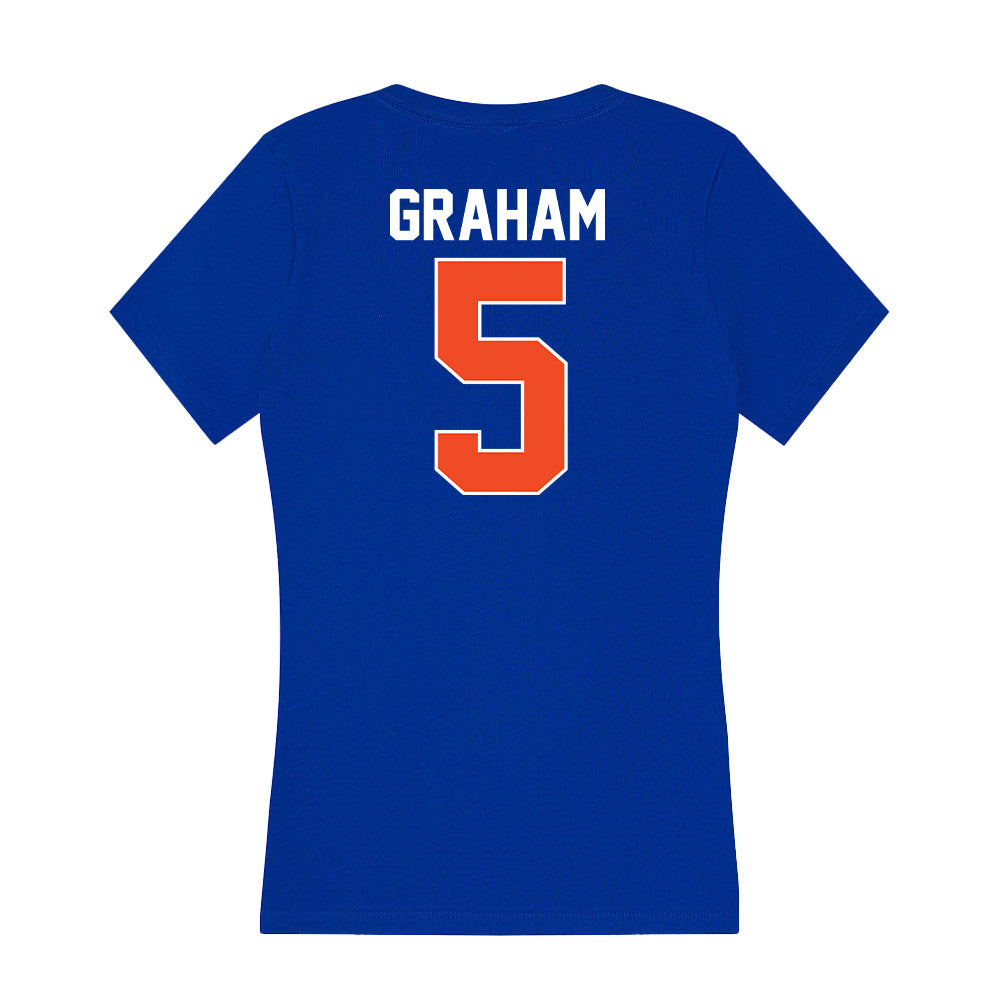 Florida - NCAA Football : Myles Graham - Women's V-Neck T-Shirt-1