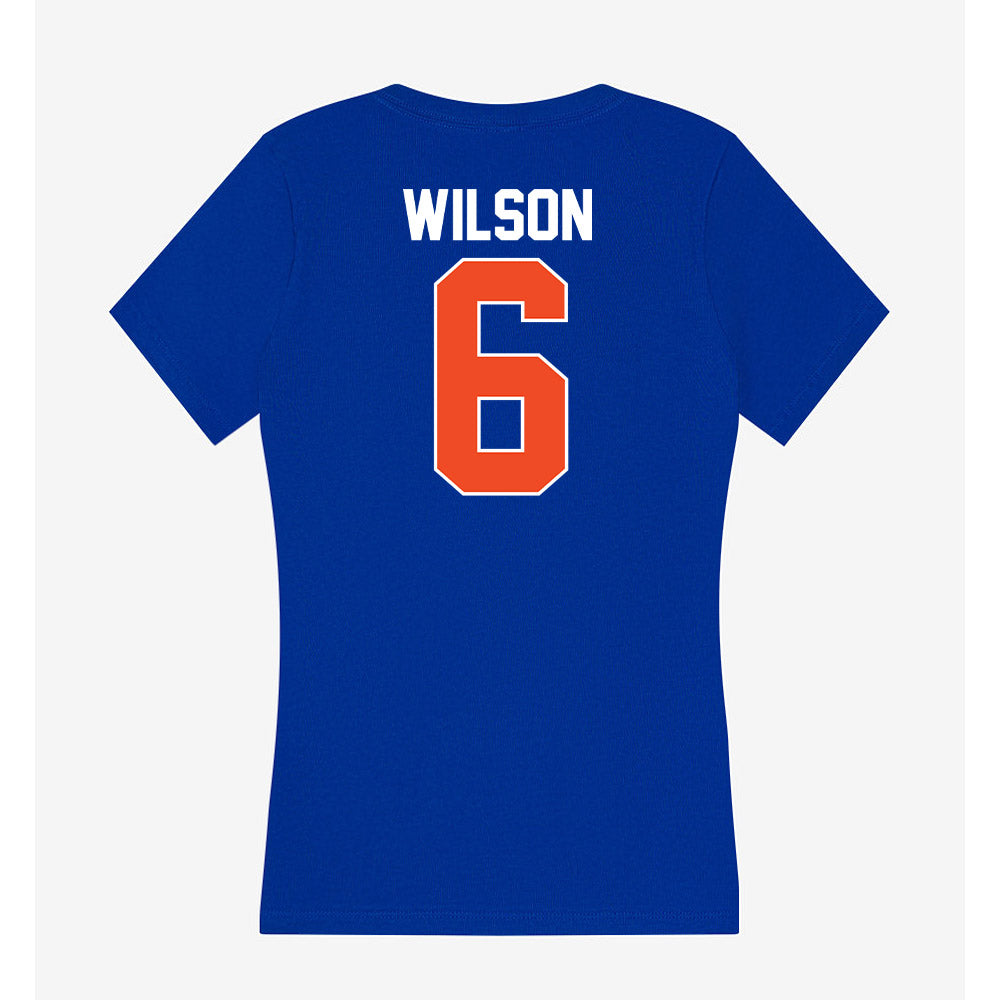 Florida - NCAA Football : Dallas Wilson - Women's V-Neck T-Shirt-1