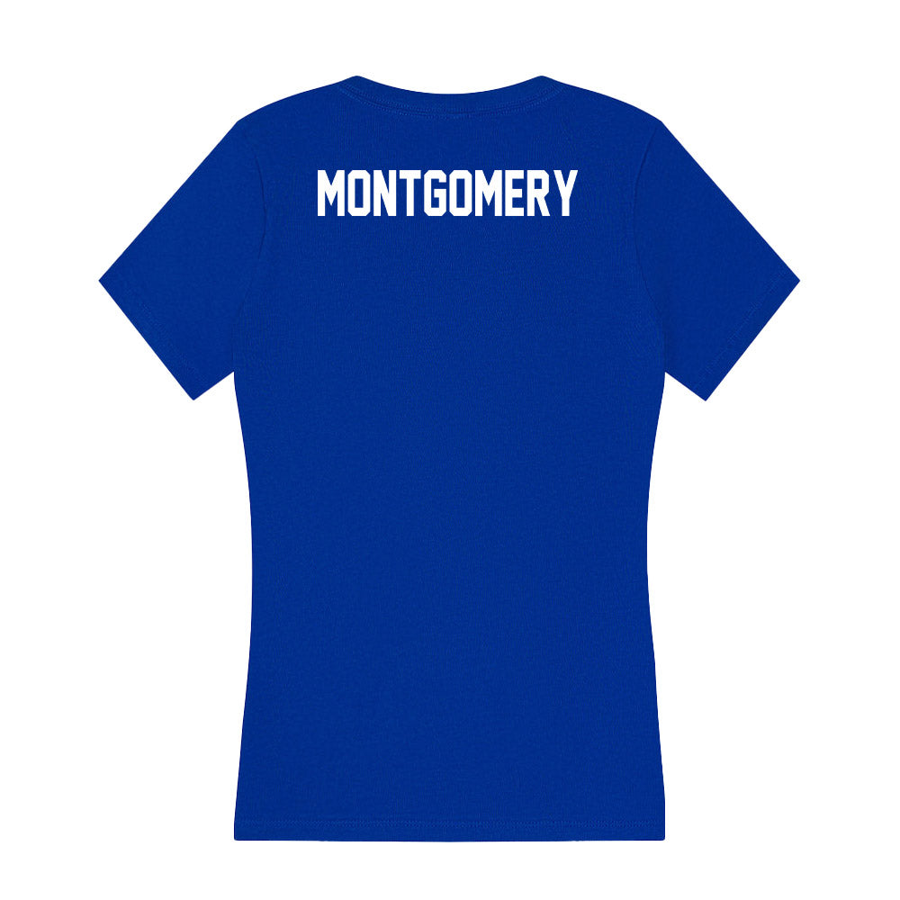 Florida - NCAA Men's Track & Field : Logan Montgomery - Women's V-Neck T-Shirt-1