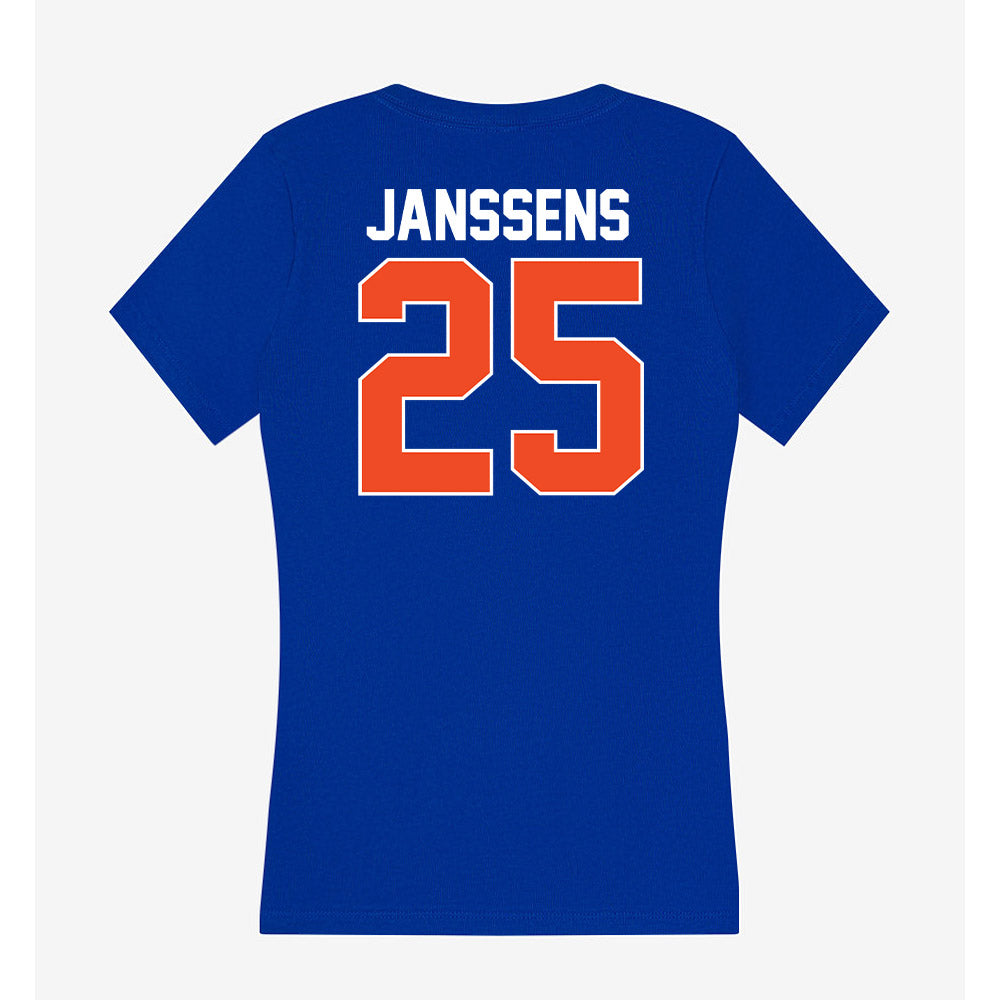 Florida - NCAA Baseball : niko janssens - Women's V-Neck T-Shirt-1