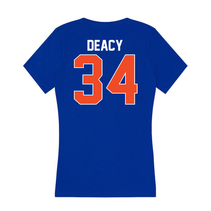 Florida - NCAA Women's Lacrosse : Alyssa Deacy - Women's V-Neck T-Shirt-1