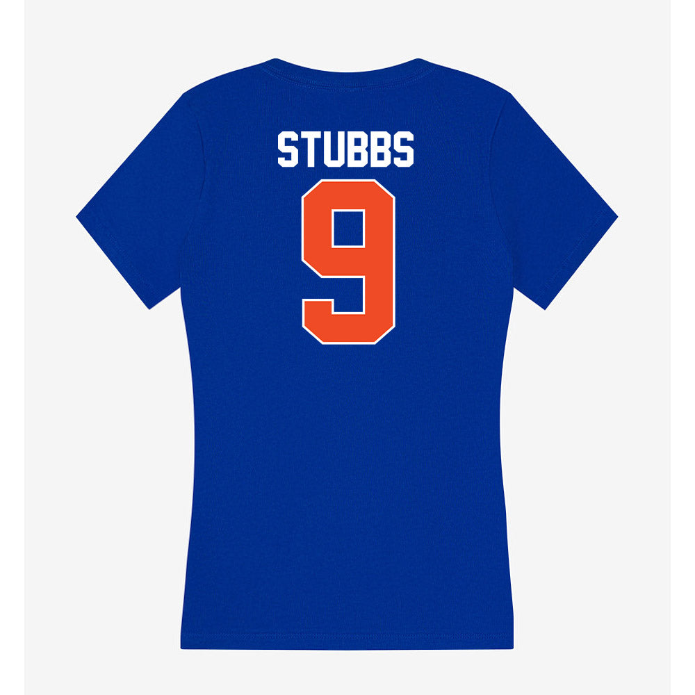 Florida - NCAA Football : Drake Stubbs - Women's V-Neck T-Shirt-1