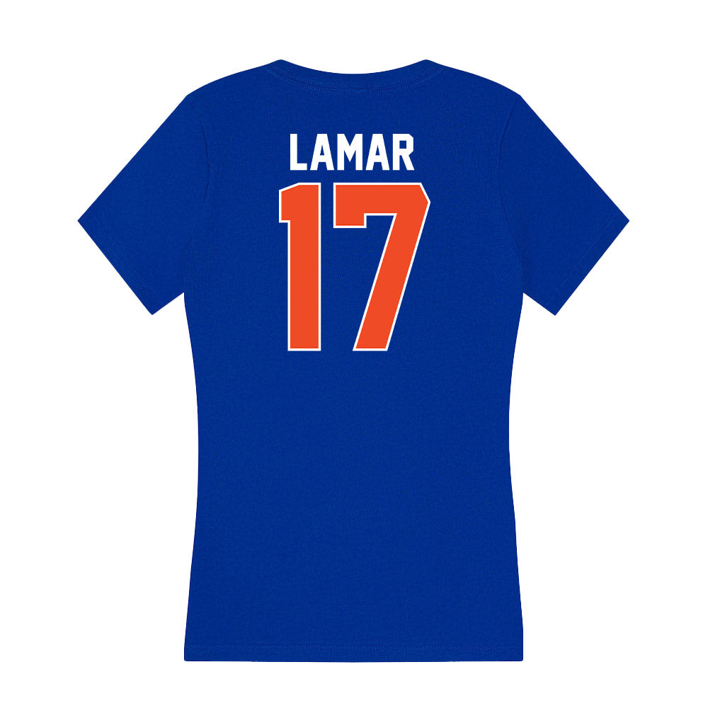 Florida - NCAA Softball : Layla Lamar - Women's V-Neck T-Shirt-1