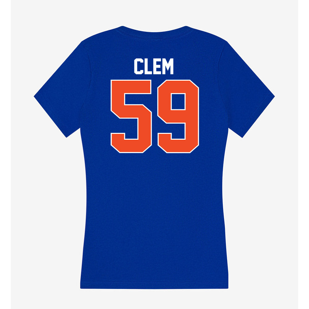 Florida - NCAA Football : Hayden Clem - Women's V-Neck T-Shirt-1
