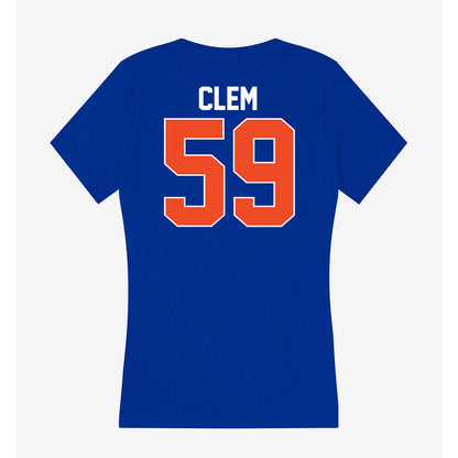 Florida - NCAA Football : Hayden Clem - Women's V-Neck T-Shirt-1