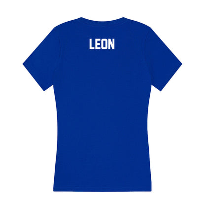 Florida - NCAA Men's Track & Field : Jonathan Leon - Women's V-Neck T-Shirt-1