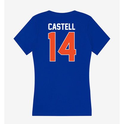 Florida - NCAA Football : Jordan Castell - Women's V-Neck T-Shirt-1