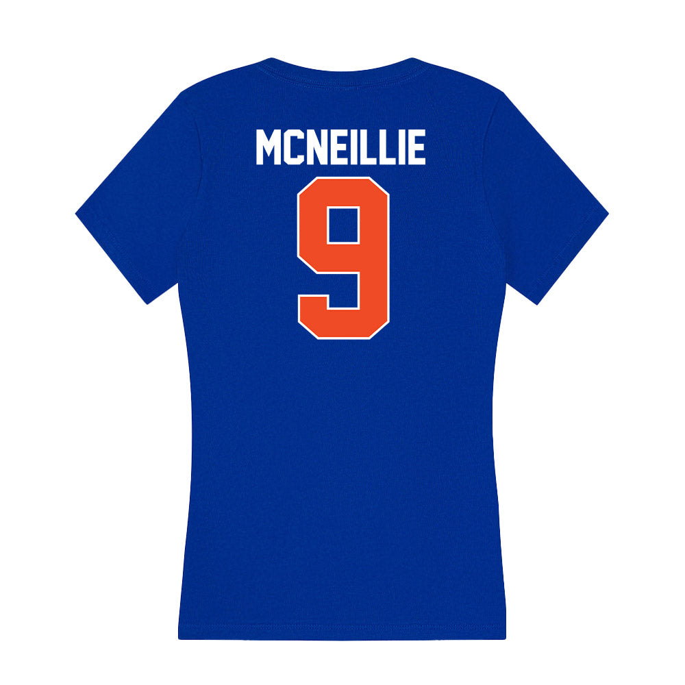 Florida - NCAA Baseball : Luke McNeillie - Women's V-Neck T-Shirt-1