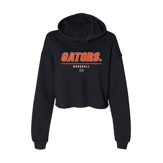Florida - NCAA Baseball : Nic Partridge - Women's Crop Fleece Hoodie-0
