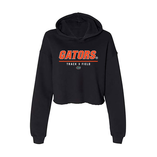 Florida - NCAA Men's Track & Field : Jaden Lippett - Women's Crop Fleece Hoodie-0