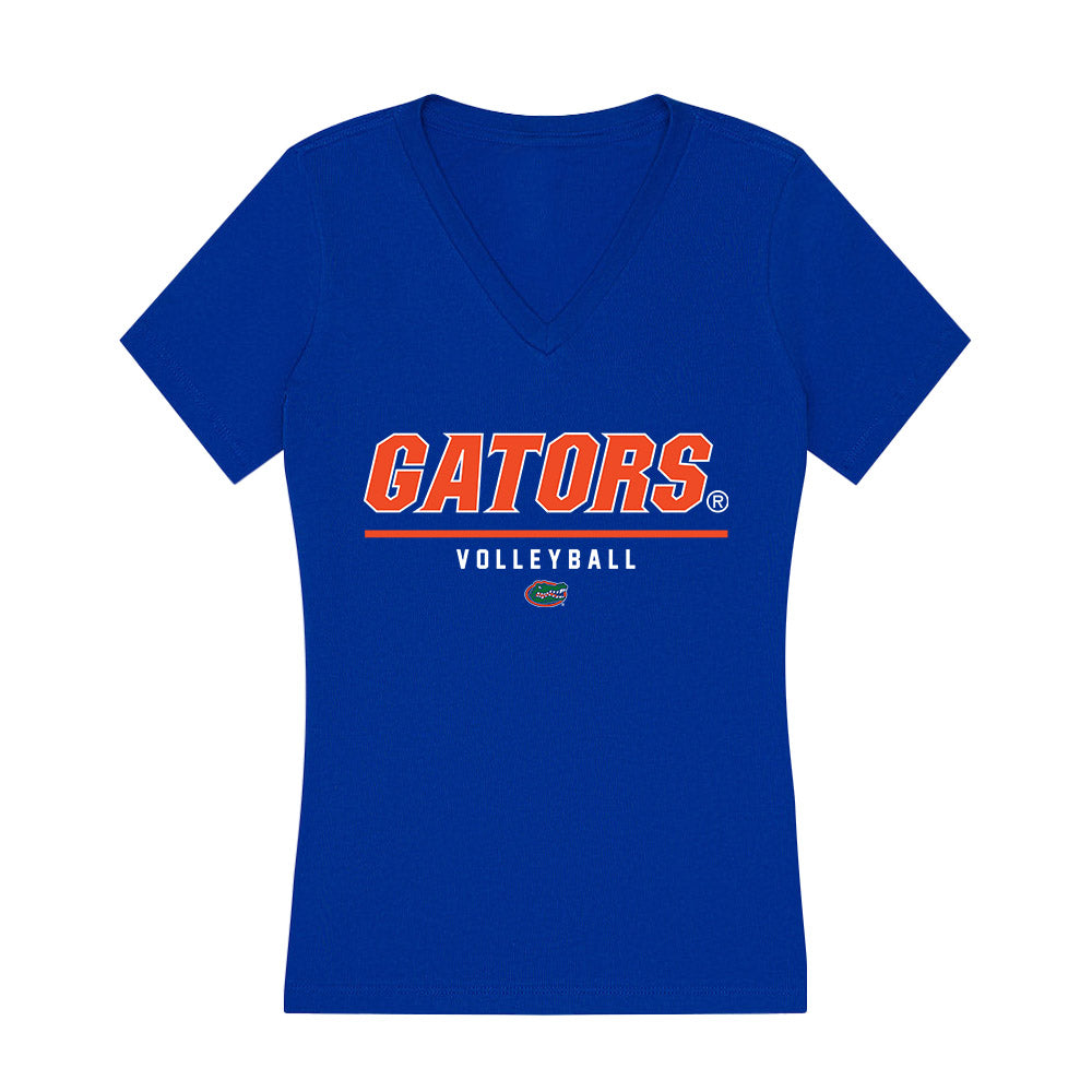 Florida - NCAA Women's Volleyball : Isabel Martin - Women's V-Neck T-Shirt-0