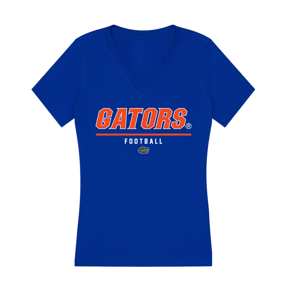 Florida - NCAA Football : Dijon Johnson - Women's V-Neck T-Shirt-0