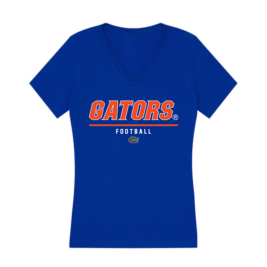 Florida - NCAA Football : Lagonza Hayward - Women's V-Neck T-Shirt-0