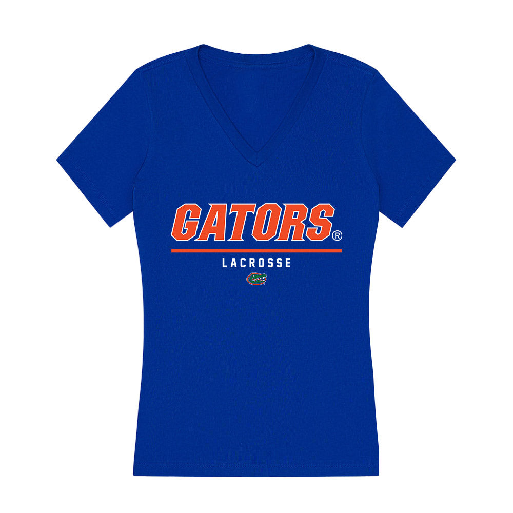 Florida - NCAA Women's Lacrosse : Sofia Della Rocco - Women's V-Neck T-Shirt-0