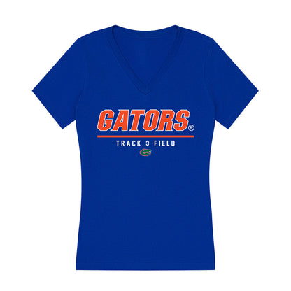 Florida - NCAA Women's Track & Field : Payton Payne - Women's V-Neck T-Shirt-0