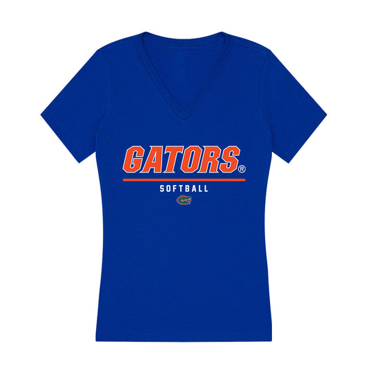 Florida - NCAA Softball : Rylee Holtorf - Women's V-Neck T-Shirt-0