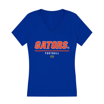 Florida - NCAA Football : Charles Emanuel - Women's V-Neck T-Shirt-0