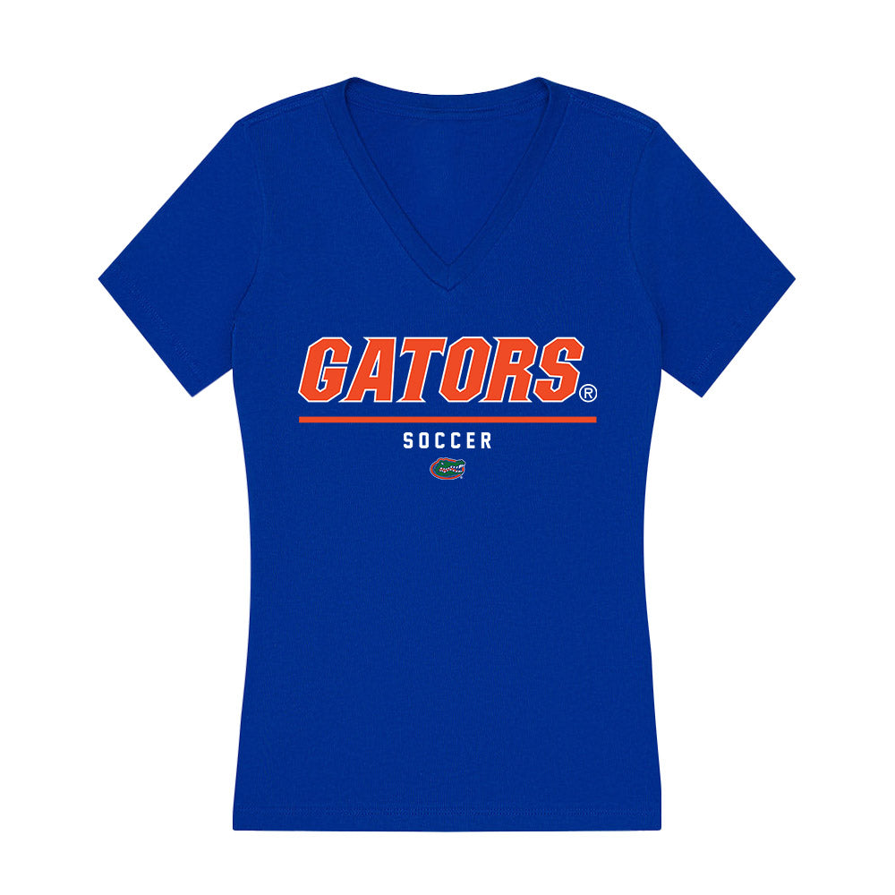 Florida - NCAA Women's Soccer : Ava Paolini - Women's V-Neck T-Shirt-0