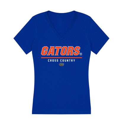 Florida - NCAA Men's Cross Country : Alejandro de Bastos - Women's V-Neck T-Shirt-0