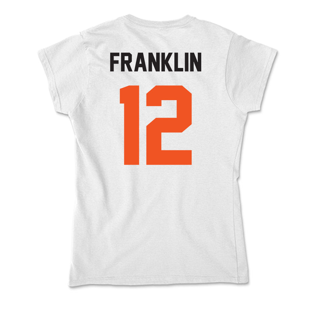 Oklahoma State - NCAA Football : Kamryn Franklin - Soft Style Women’s T-Shirt-1