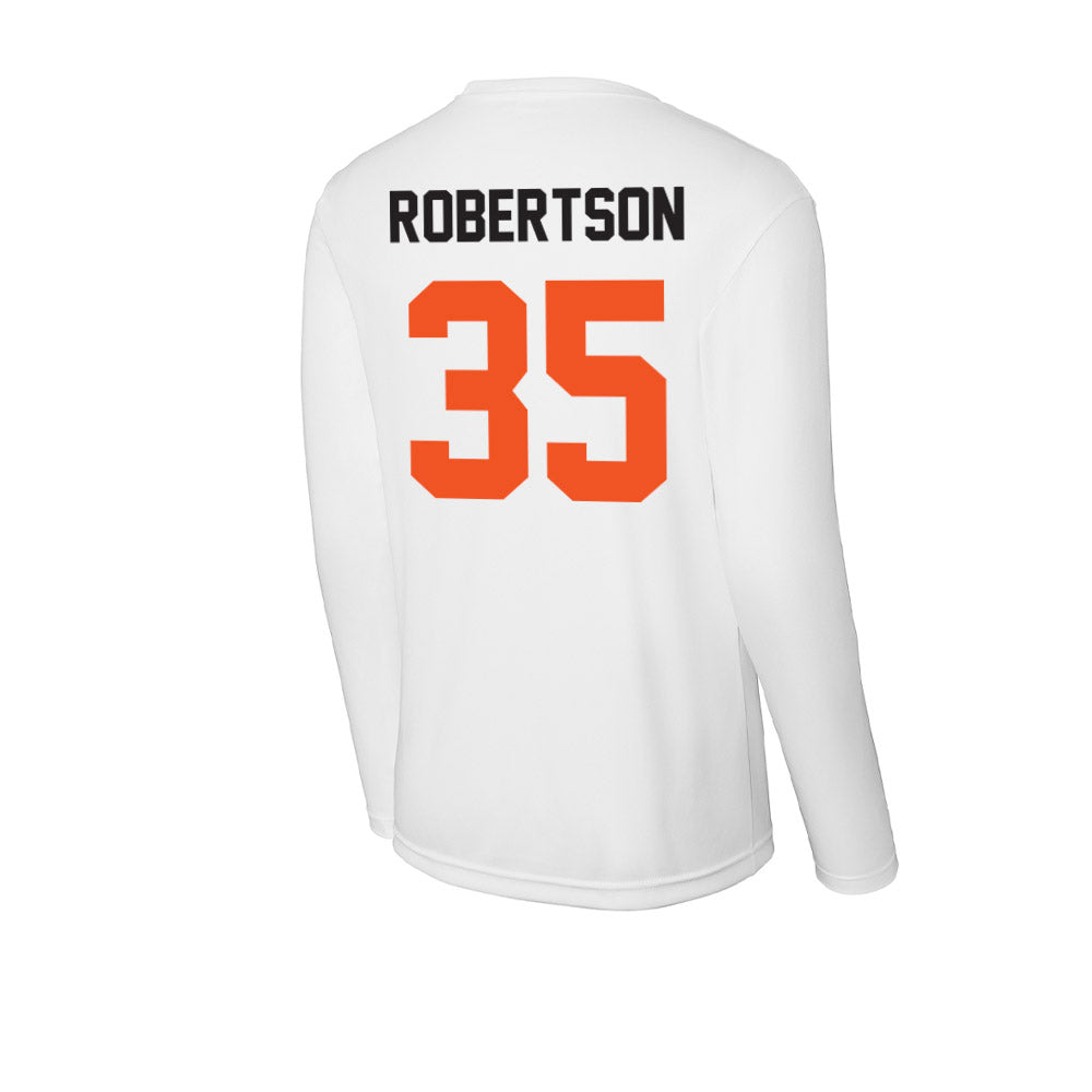 Oklahoma State - NCAA Football : Baxter Robertson - Activewear Long Sleeve T-Shirt