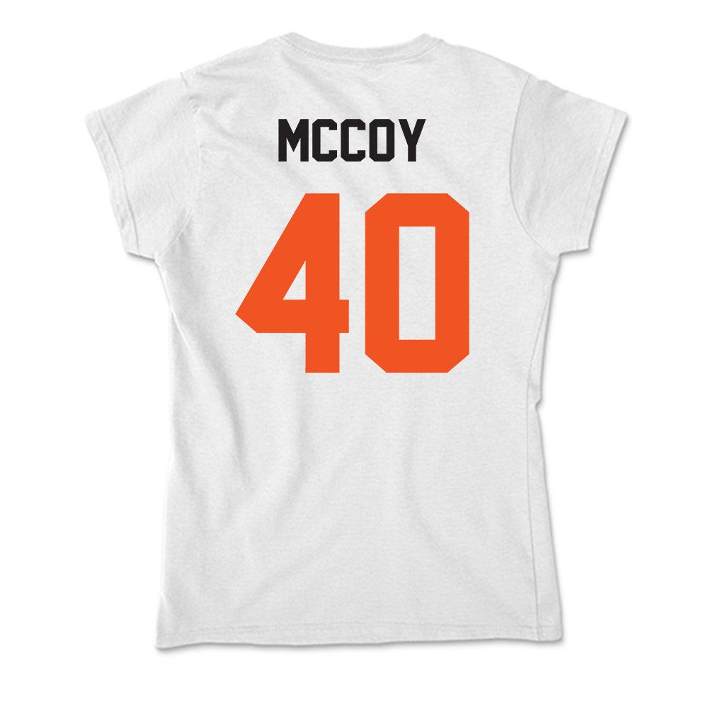 Oklahoma State - NCAA Football : Taje McCoy - Soft Style Women’s T-Shirt-1