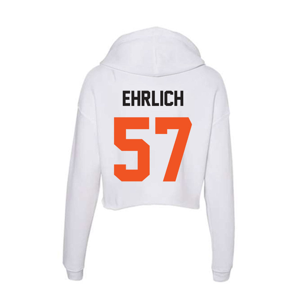 Oklahoma State - NCAA Football : Osker Ehrlich - Women's Crop Fleece Hoodie-1