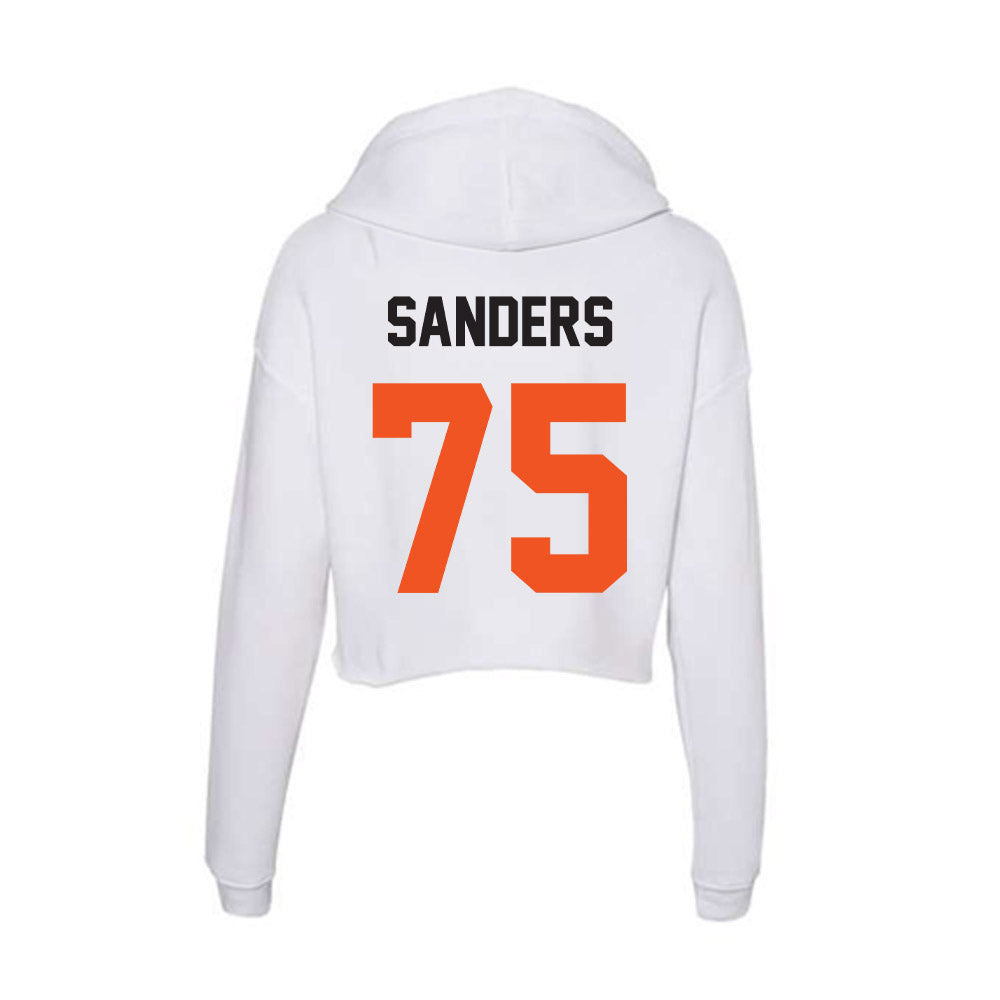 Oklahoma State - NCAA Football : Jakobe Sanders - Women's Crop Fleece Hoodie-1