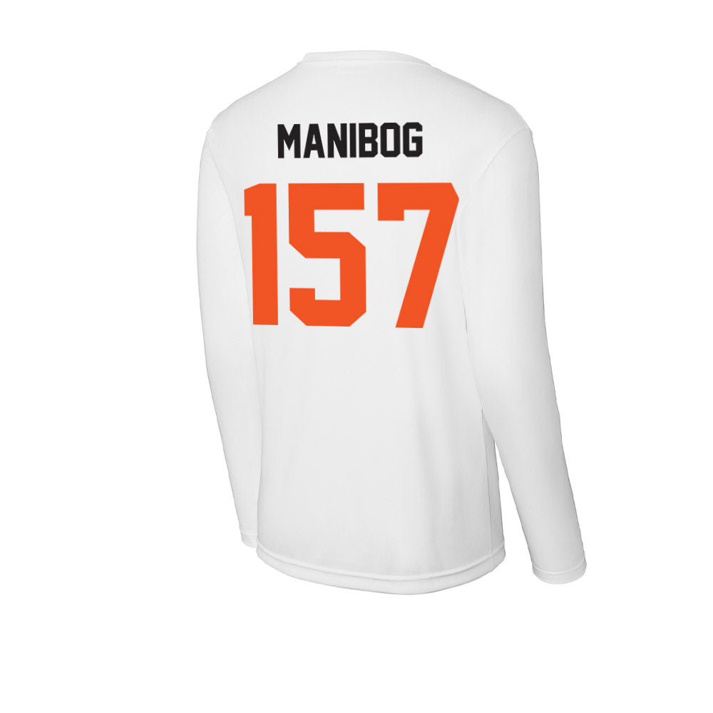 Oklahoma State - NCAA Wrestling : Jeremy Manibog - Activewear Long Sleeve T-Shirt