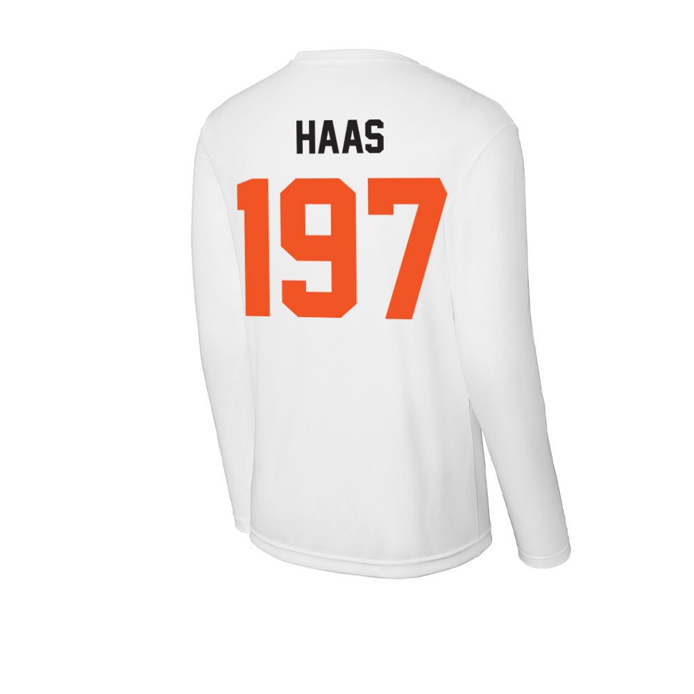 Oklahoma State - NCAA Wrestling : Kyle Haas - Activewear Long Sleeve T-Shirt