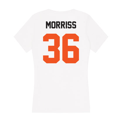 Oklahoma State - NCAA Football : Colin Morriss - Women's V-Neck T-Shirt-1