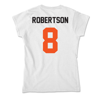 Oklahoma State - NCAA Football : Parker Robertson - Soft Style Women’s T-Shirt-1