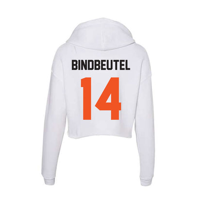 Oklahoma State - NCAA Women's Soccer : Gracie Bindbeutel - Women's Crop Fleece Hoodie-1