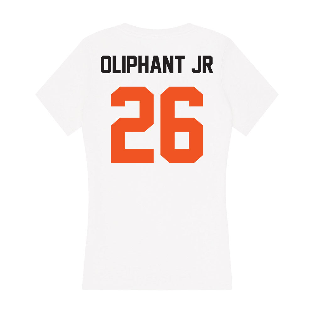 Oklahoma State - NCAA Football : Jacobi Oliphant jr - Women's V-Neck T-Shirt-1