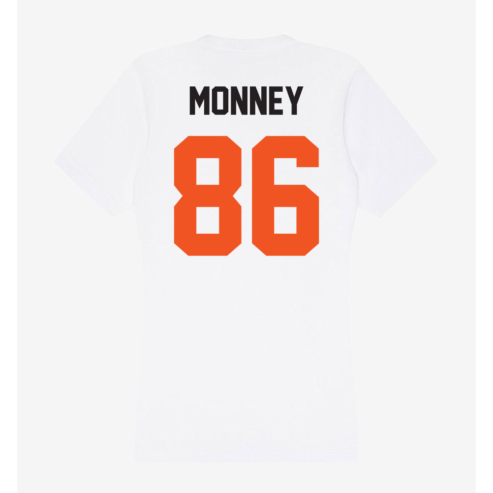 Oklahoma State - NCAA Football : Will Monney - Women's V-Neck T-Shirt-1