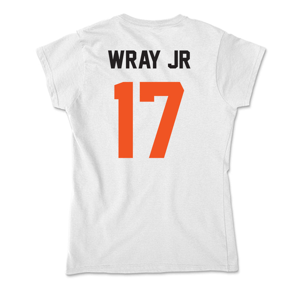 Oklahoma State - NCAA Football : Tywon Wray Jr - Soft Style Women’s T-Shirt-1