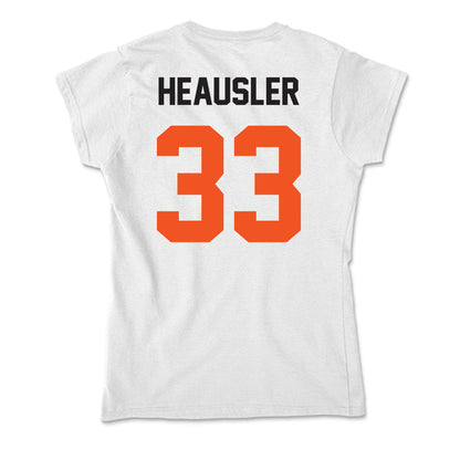 Oklahoma State - NCAA Women's Soccer : Logan Heausler - Soft Style Women’s T-Shirt-1