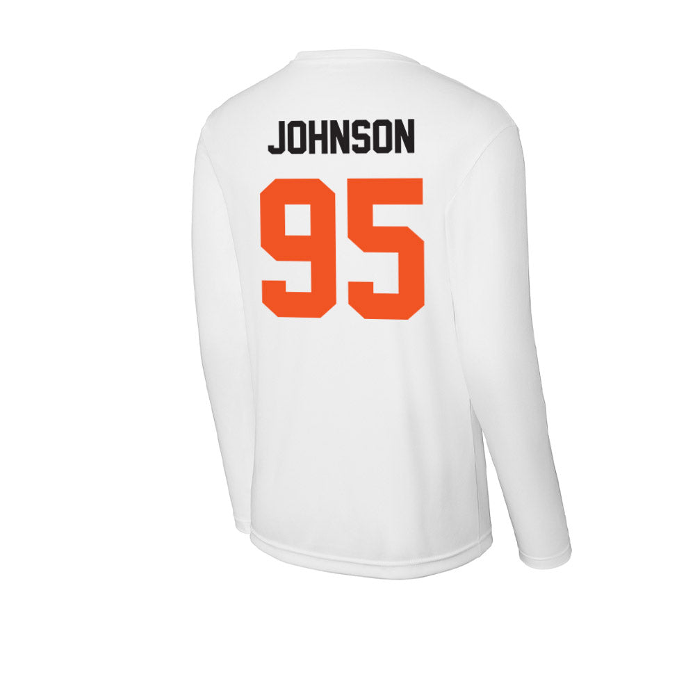 Oklahoma State - NCAA Football : Jaleel Johnson - Activewear Long Sleeve T-Shirt