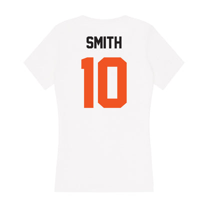 Oklahoma State - NCAA Football : Kale Smith - Women's V-Neck T-Shirt-1