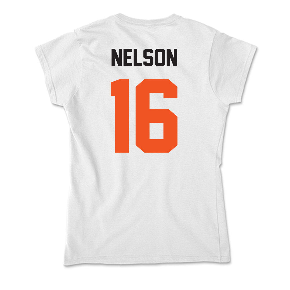 Oklahoma State - NCAA Football : Willie Nelson - Soft Style Women’s T-Shirt-1