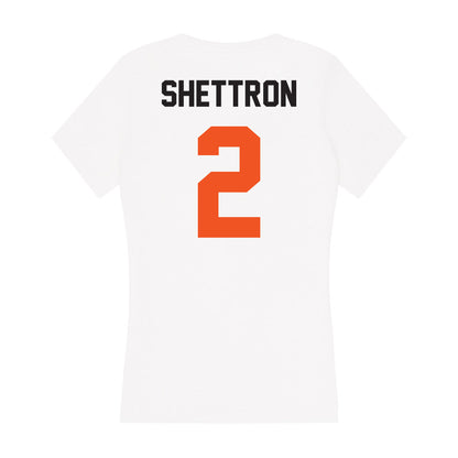 Oklahoma State - NCAA Football : Talyn Shettron - Women's V-Neck T-Shirt-1