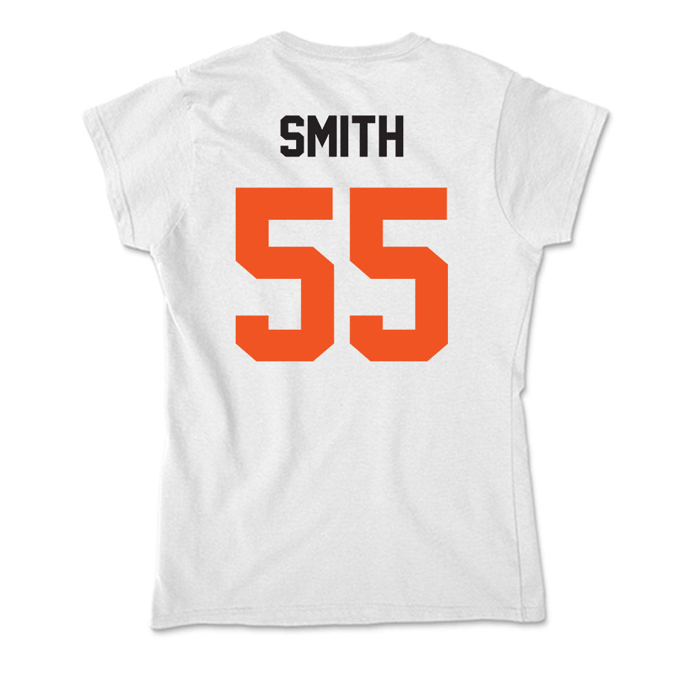 Oklahoma State - NCAA Men's Basketball : CJ Smith - Soft Style Women’s T-Shirt-1